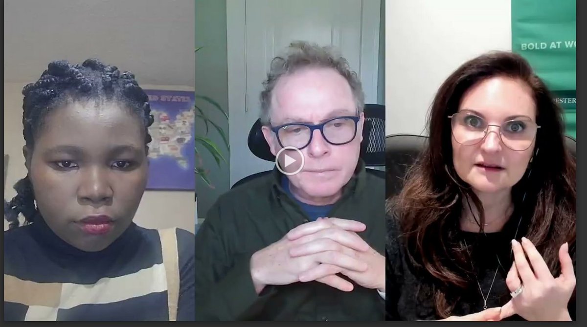ssutner's tweet photo. @ajao4esther and I chatting with @AllaValente of @forrester about the president's #executiveorder on #AI, for the #TargetingAI podcast from @TechTargetNews. Here's the episode: https://t.co/FFeIAQLTbd @TechNewsEditor @DonFluckinger @TT_Nicole https://t.co/4AA58ZBK6m