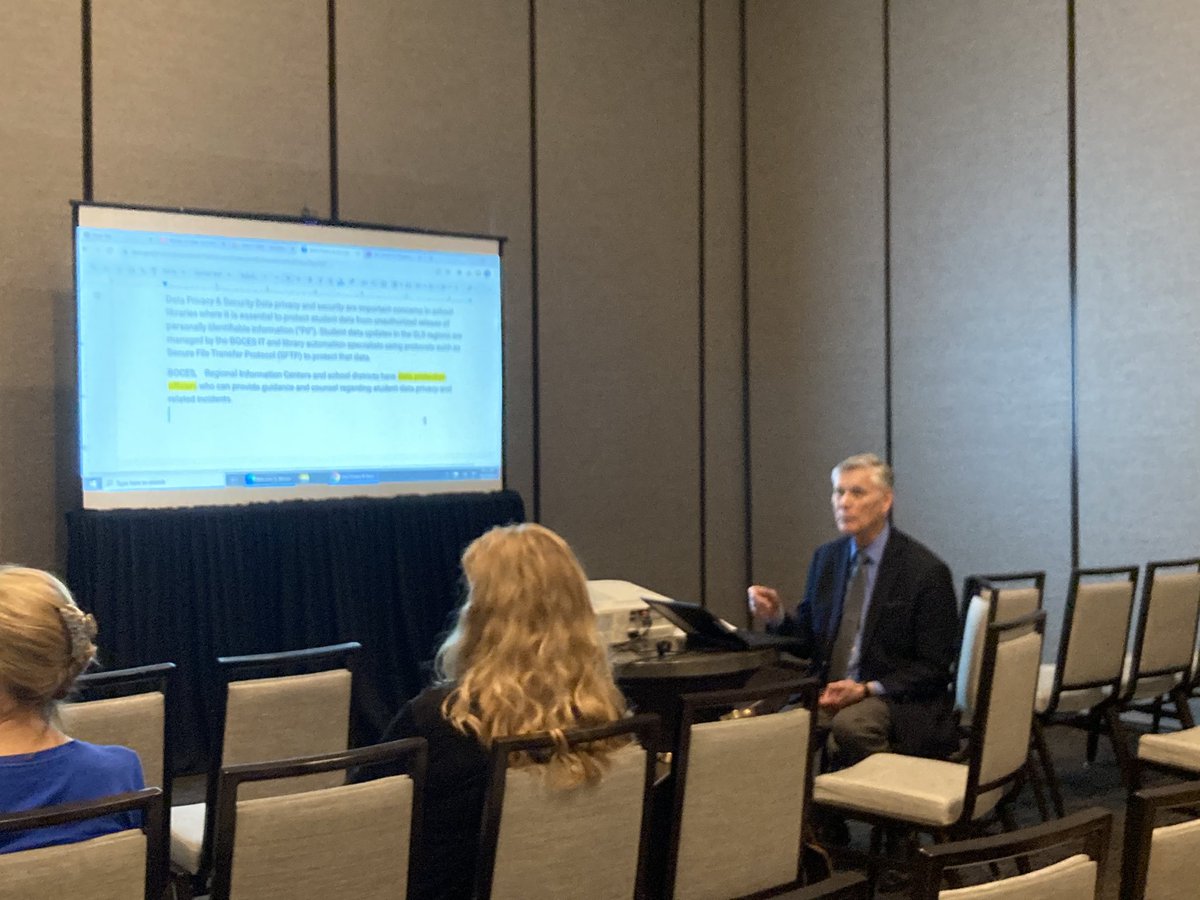 Eastern Suffolk BOCES (@esboces) on Twitter photo Learning about and discussing data privacy and security measures in our libraries. #LI_sls <a href="/esuffolksls/">ESBOCES SLS</a> <a href="/Nassau_SLS/">Nassau BOCES SLS</a> @wboces_sls Learning about and discussing data privacy and security measures in our libraries. #LI_sls <a href="/esuffolksls/">ESBOCES SLS</a> <a href="/Nassau_SLS/">Nassau BOCES SLS</a> @wboces_sls