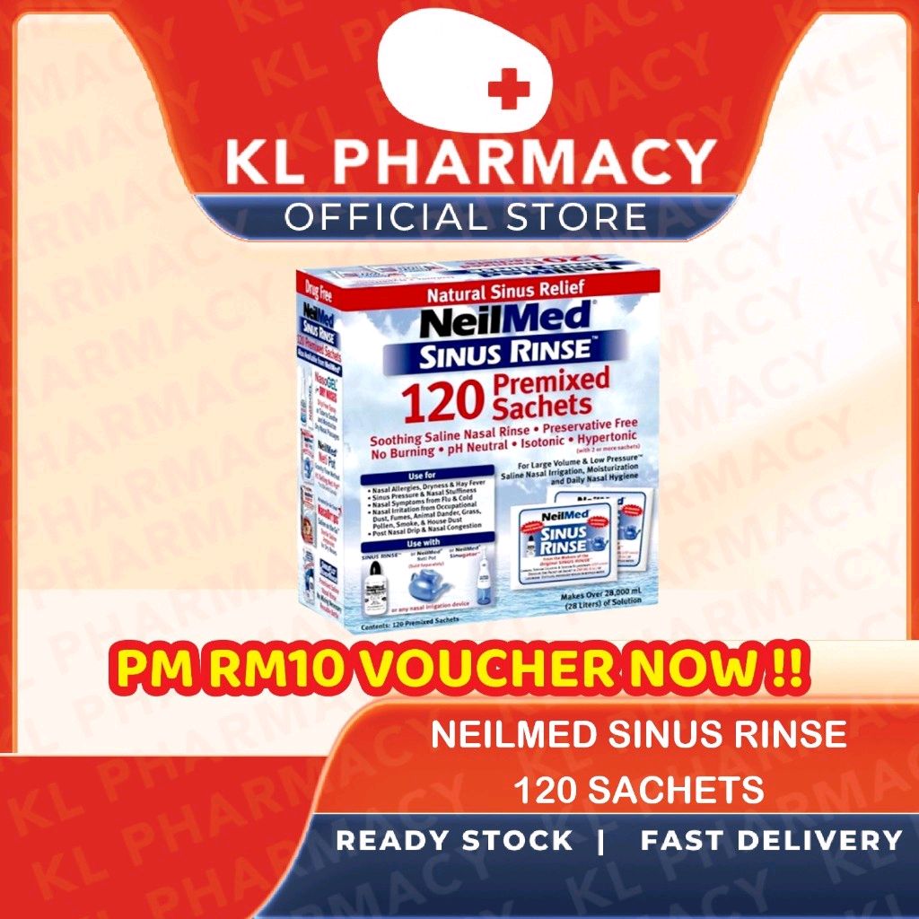 Noordesiro's tweet photo. Time kena demam+batuk+selsema + tonsil = Combo sakit. Then Faham2 la kalau selsema, Hidung tersumbat, Salah satu yg bantu...pengudaraan lancar

Check out NEW STOCKk! Neilmed Sinus Rinse Premixed Sachets (120's) for RM35.89 - RM70.89. Get it on Shopee now! https://t.co/3eFYOpHBap https://t.co/oUASXc9jcg