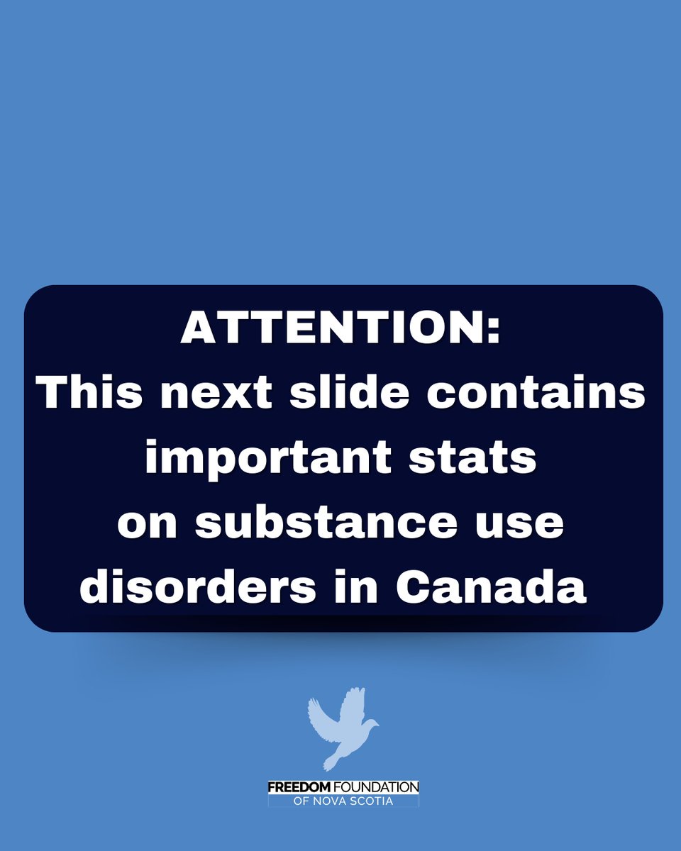 Freedomfoundns's tweet image. ATTN‼️: This next slide contains important information on substance use disorders in Canada🇨🇦 

Our mission is to provide services which foster recovery from addictions and the development of a positive self-image and self-worth in a secure and caring environment.
