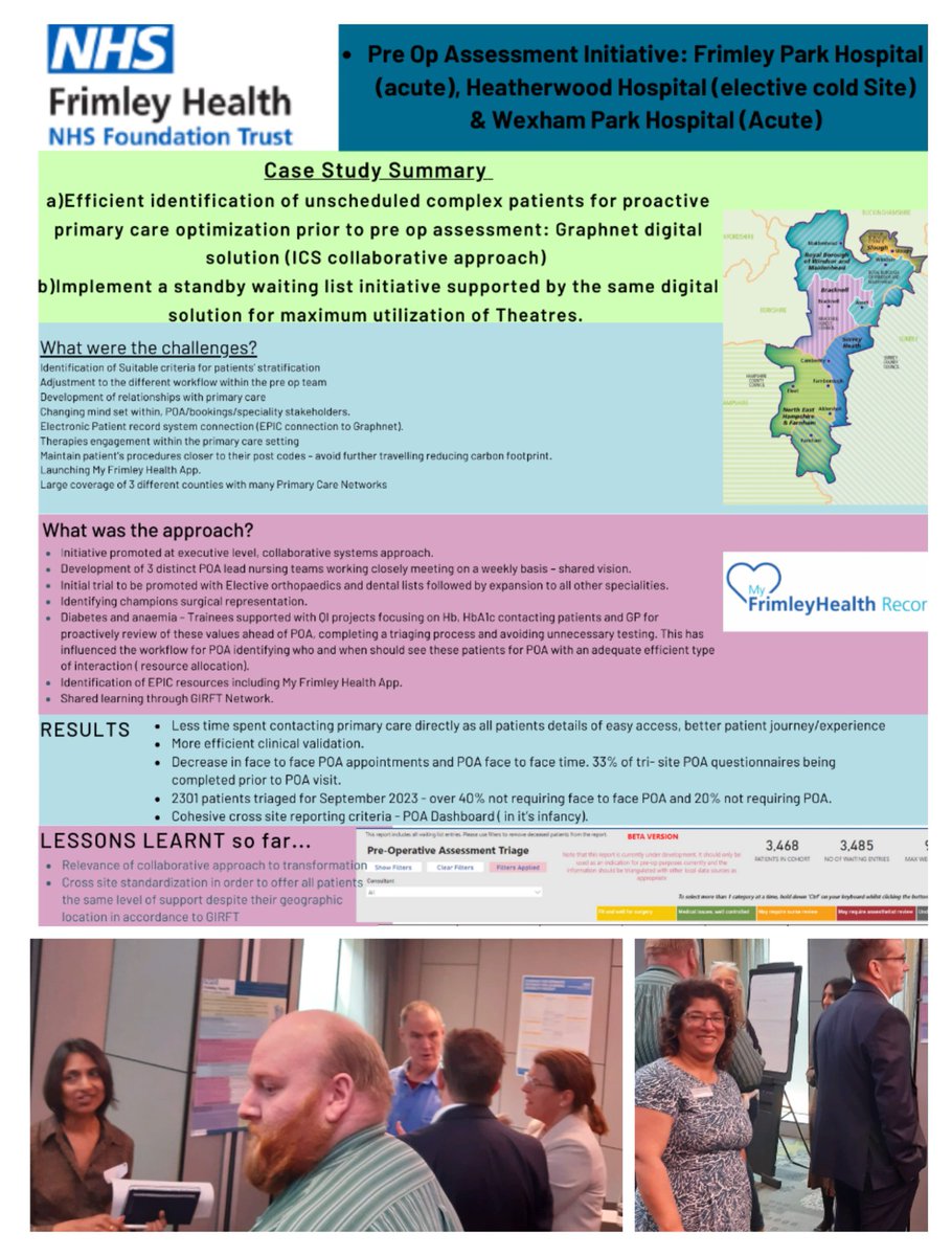 Sylvia Wojciechowski💙 (@sylviacrook68) on Twitter photo Shout out 🙌 🥳 to the POA team showcasing new ways of working, transforming perioperative care <a href="/FrimleyHealth/">Frimley Health NHS Foundation Trust 💙</a> POA <a href="/NHS/">@NHS</a> South East Perioperative Care Workshop in Waterloo! #graphnet <a href="/ConnectedCare__/">Connected Care</a> @lornawilko Shout out 🙌 🥳 to the POA team showcasing new ways of working, transforming perioperative care <a href="/FrimleyHealth/">Frimley Health NHS Foundation Trust 💙</a> POA <a href="/NHS/">@NHS</a> South East Perioperative Care Workshop in Waterloo! #graphnet <a href="/ConnectedCare__/">Connected Care</a> @lornawilko