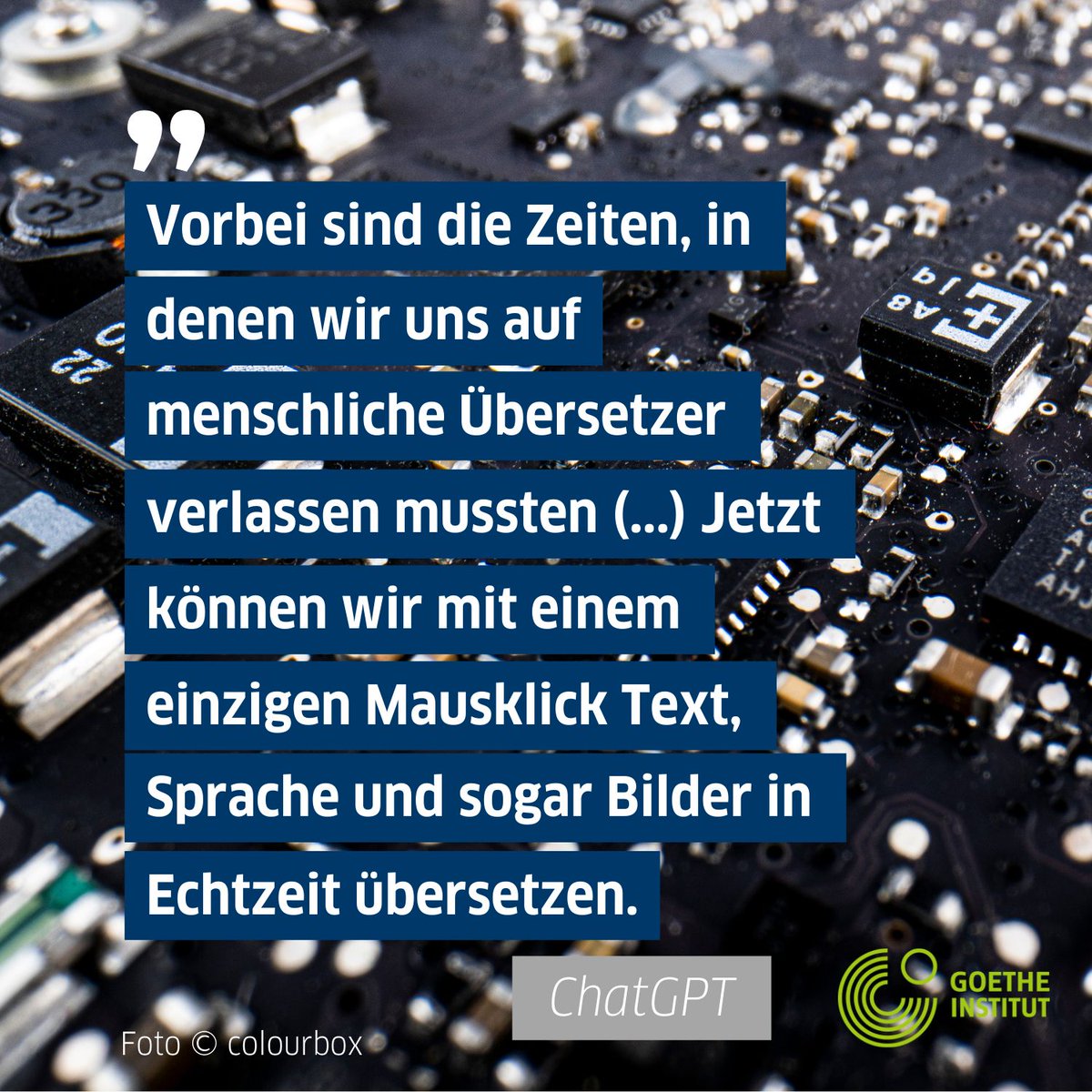 ❓Vai esi ieskatījies online žurnālā #DeutschlandNoFilter? 
🌍Par rubrikas 'Sprechstunde – die Sprackolumne' autoru kļuvis ChatGPT! Raksti papildināti ar informāciju par to, kādus uzdevumus cilvēki deva mākslīgajam intelektam. 
👉ej.uz/ChatGPT_Artikel
👉ej.uz/ChatGPT_alle_A…