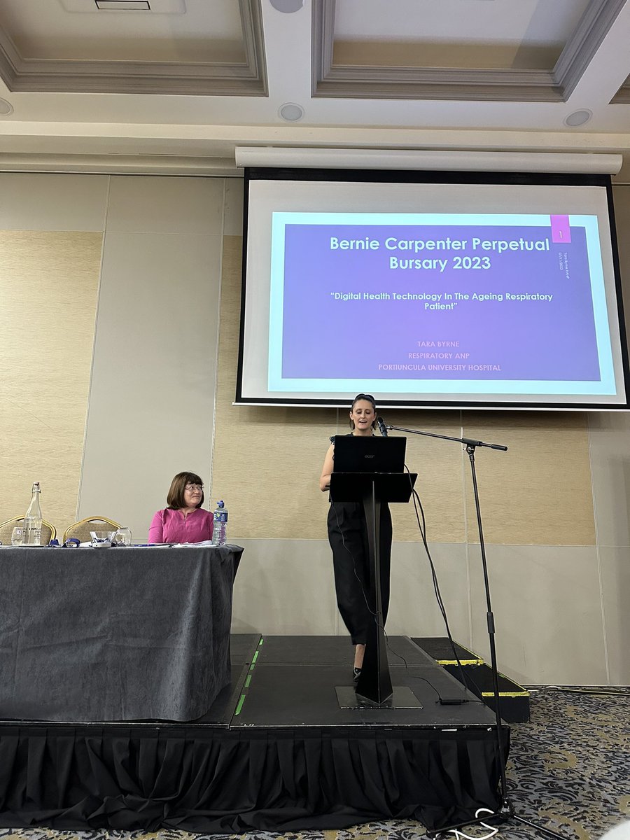 iaanmp's tweet image. 1st recipient of the Bernie Carpenter Perpetual Bursary Tara Byrne RANP Respiratory Portiuncula Hospital  addressing the IAANMP Conference @AnpMater @Tara_RespANP #iaanmp23