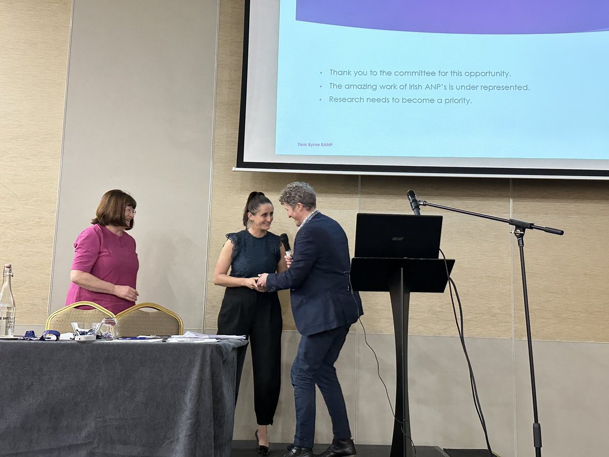 iaanmp's tweet image. 1st recipient of the Bernie Carpenter Perpetual Bursary Tara Byrne RANP Respiratory Portiuncula Hospital  addressing the IAANMP Conference @AnpMater @Tara_RespANP #iaanmp23