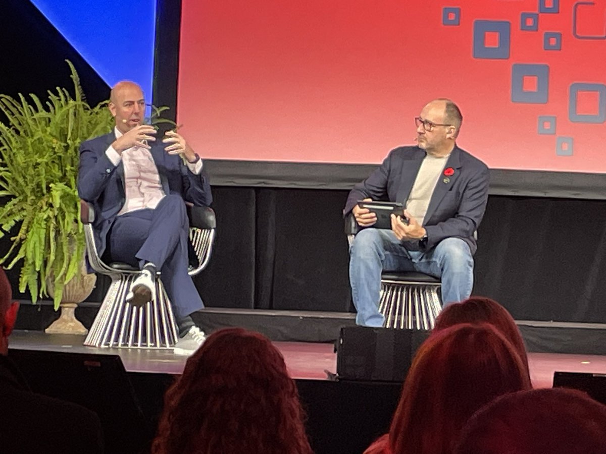 PaulGaskinCFS's tweet image. Day 2 at @fwd50conf  Because no digital conf is complete without generative AI, Aaron Reich, CTO of @Avanade, covers his concerns and what the future looks like. Not sure if the glass is full, half empty, or replaced by a hose  #FWD50 #techliteracy #digitalenablement @acroll