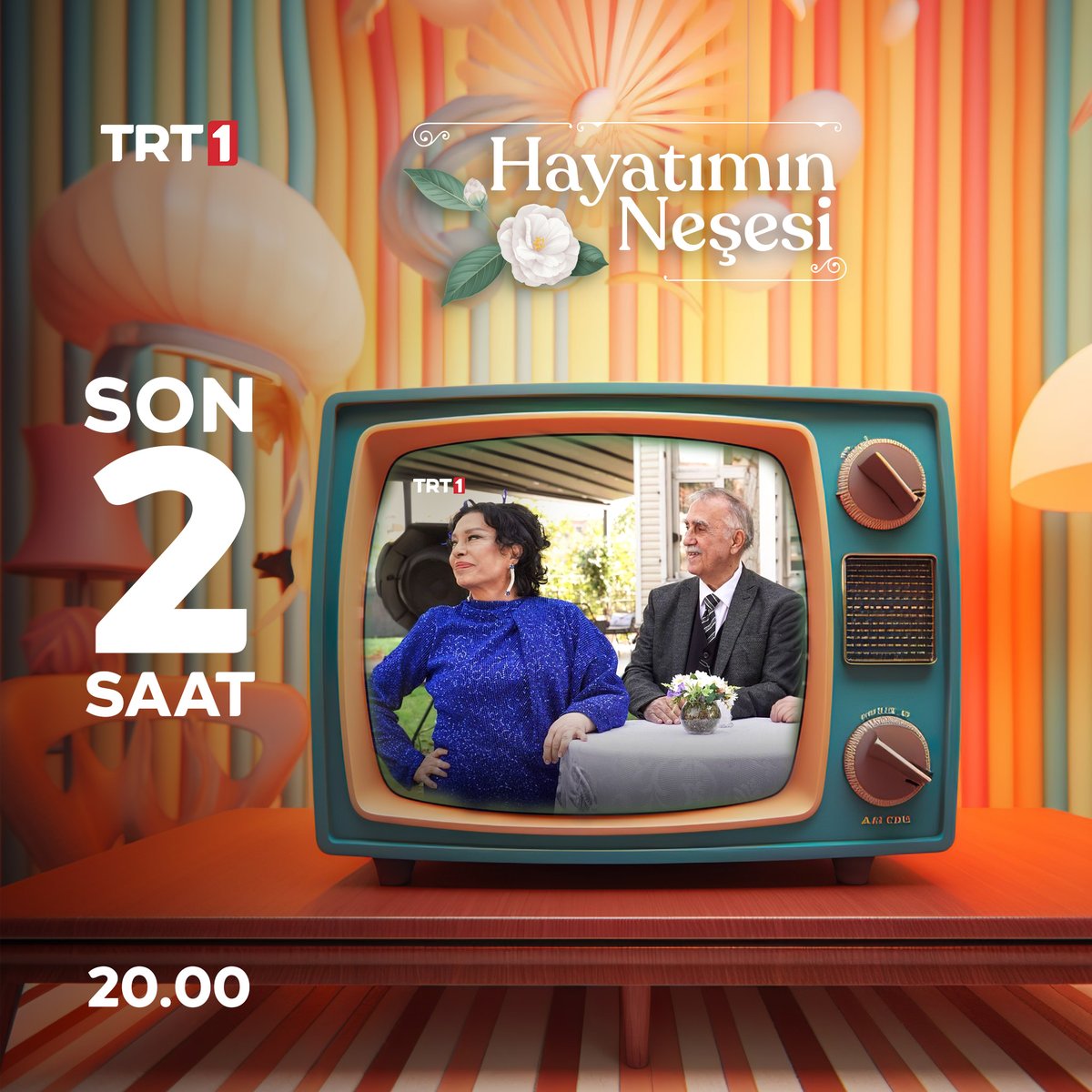 Yeni bölüme son saatler! ⏳ 

#HayatımınNeşesi etiketi ile yorum ve görüşlerinizi bekliyoruz! 📷 

#HayatımınNeşesi yeni bölümüyle bu akşam saat 20.00’de <a href="/trt1/">TRT 1</a> ! 📷🎬