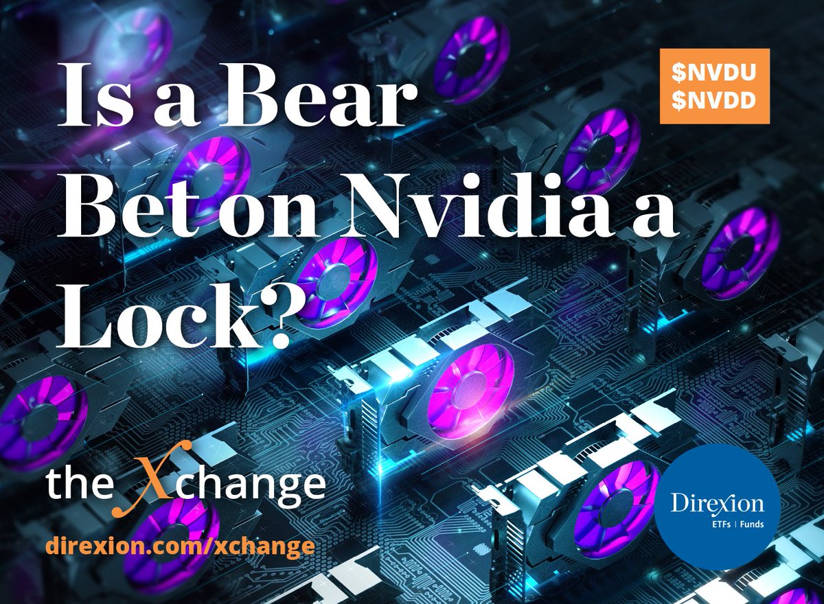$NVDU $NVDD Is $NVDA's recent sideways movement a dip-buying opportunity, or the start of a correction? Find out if a #bear bet on #Nvidia is a lock. #GPU #GenerativeAI #Earnings #BuyTheDip Read the Xchange ➡️ trib.al/E5M8t1x
