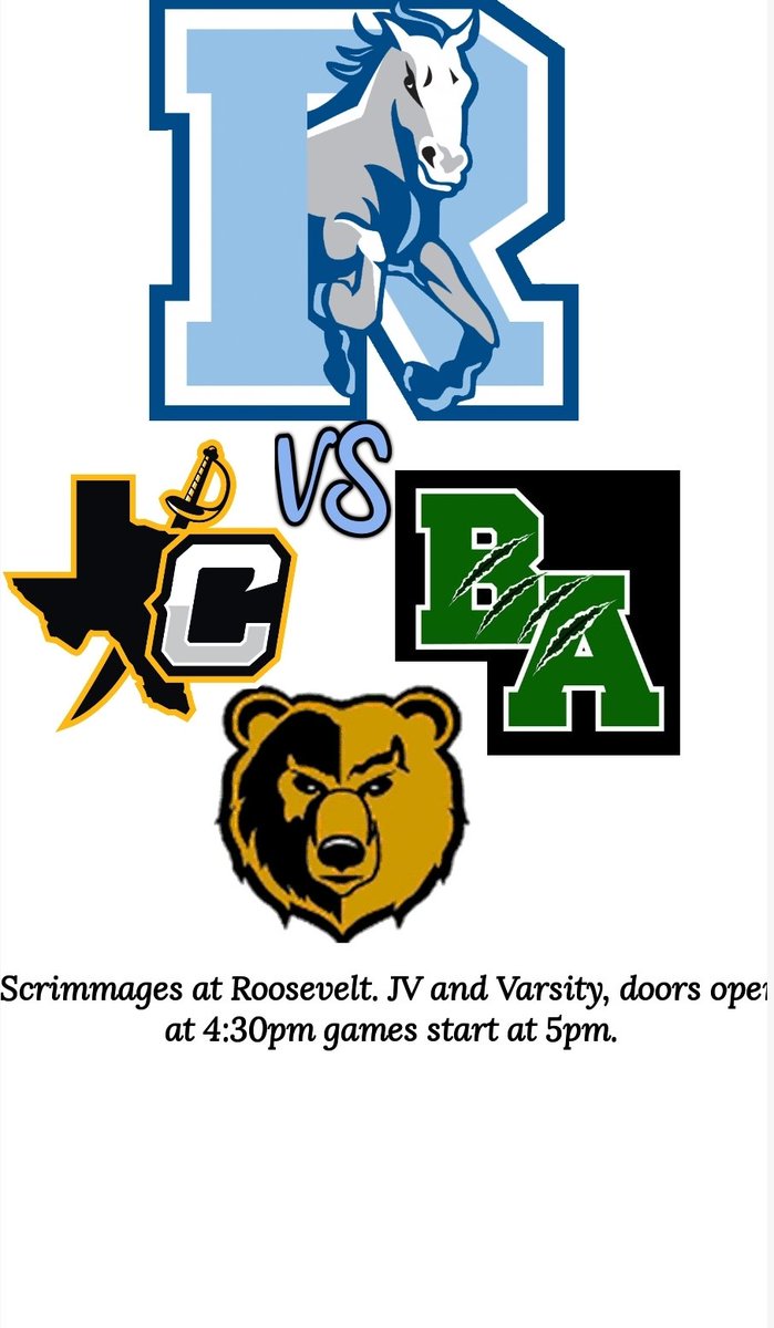 Veltbasketball's tweet photo. The final test before the season gets under way. Roosevelt hosts Crandall, SOC, and Bryan Adams tonight at 'The Stable'. Tickets are $5 and available on https://t.co/P7b9KQ92SS
#VeltBasketball #EFFORT #TheHeartOfOakCliff #BetterThanAverage #WinTheDay https://t.co/pcvndp6VLs