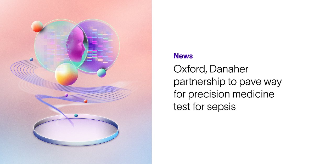 Danaher Corporation (@danahercorp) on Twitter photo Danaher will partner with <a href="/UniofOxford/">University of Oxford</a> to develop a precision medicine test for #sepsis, a pathological immune response to infection that accounts for one in five deaths globally each year. bit.ly/3MsVDLN Danaher will partner with <a href="/UniofOxford/">University of Oxford</a> to develop a precision medicine test for #sepsis, a pathological immune response to infection that accounts for one in five deaths globally each year. bit.ly/3MsVDLN