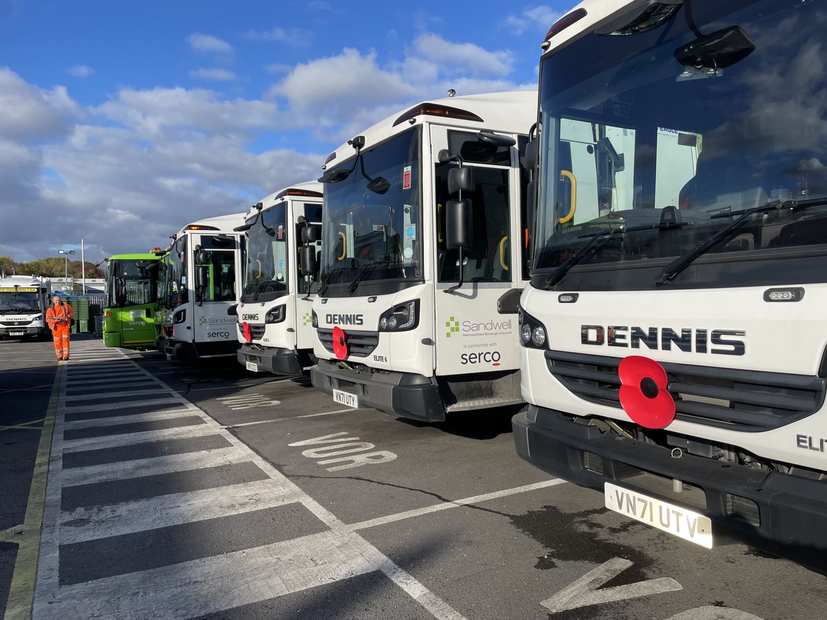 Our bin lorries are proudly showing support for our Armed Forces with poppies on the front of a number of our vehicles Our waste management partner @SercoESUK, which employs thousands of veterans, army reservists and cadet instructors, has made a donation to the #PoppyAppeal