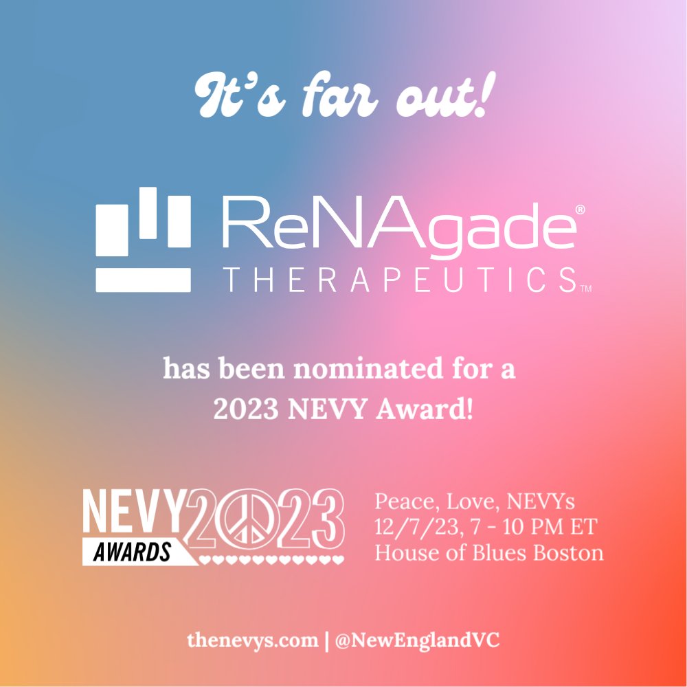 ReNAgade Therapeutics tweet media