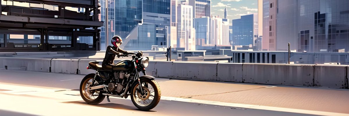 UModeler's tweet image. The city modeled with #UModeler, The Motorcycle and Motorcyclist modeled with #UModelerX in #Unity
The whole repainted with #StableDiffusion

#madewithunity