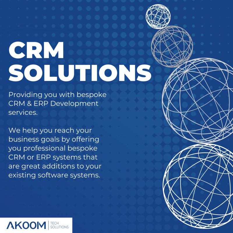AkoomTech's tweet image. Need a custom CRM solution? Akoom&apos;s experts have you covered! Our Bespoke CRM Software is designed to streamline your processes and boost productivity 💡

Explore now: lnkd.in/dTgkkEt

#BespokeSoftware #StartupSolutions #BespokeCRMDevelopment #WebApps #CRMSoftware