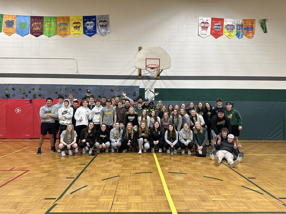 All I can say is WOW!!! Having the Senior High Leadership group here today pairing up with our kiddos for Donuts With Grownups almost brought me to tears!!! These relationships matter!!! THANK YOU!!! #EverestPride
