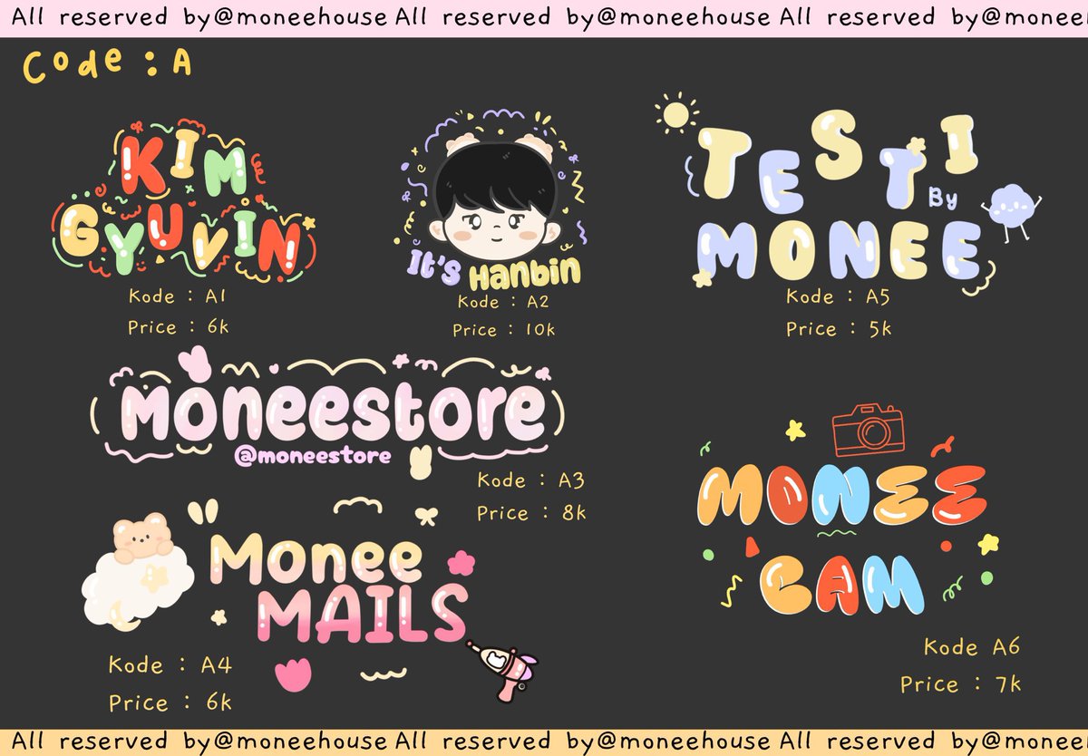 moneehouse's tweet image. ʚɞ giveaway watermark for 2 orang ʚɞ

Karna skr lagi era voting aku mau buka GA yaa, biar proof vote klian aman. 💗😌

Rules :
• Follow @moneehouse 
• RT twt ini 
• Komen code wm yang diinginkan 
♡⸜(˶˃ ᵕ ˂˶)⸝♡

End sampai lusa jam 23.59
Sfu #zonauang #zonaba