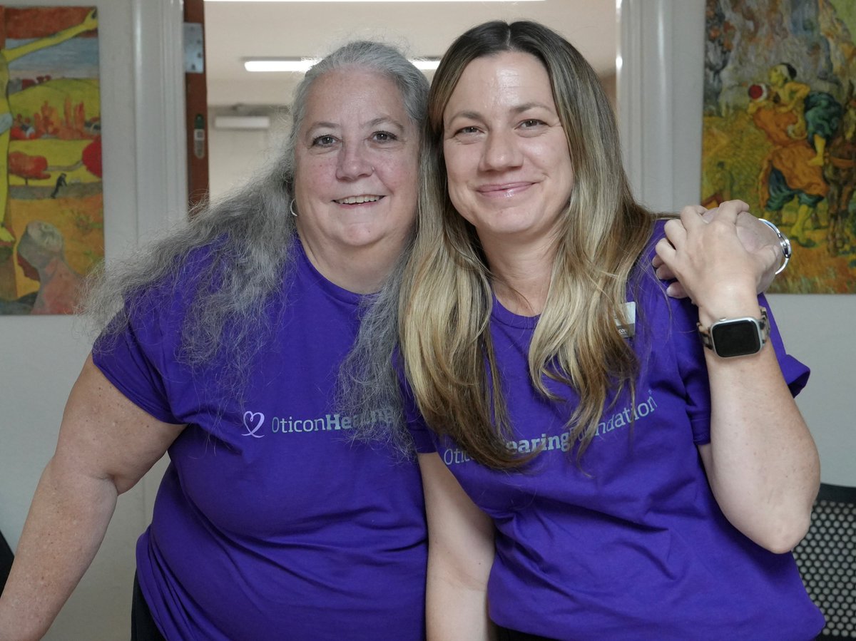 Cathy Van Evra &amp; Amy Deisenroth joined the audiologist at The Villages Health that saw over 30 patients at the Lazarus Free Medical Clinic in Wildwood, FL.  Patients were fit with instruments donated by the Oticon Hearing Foundation.