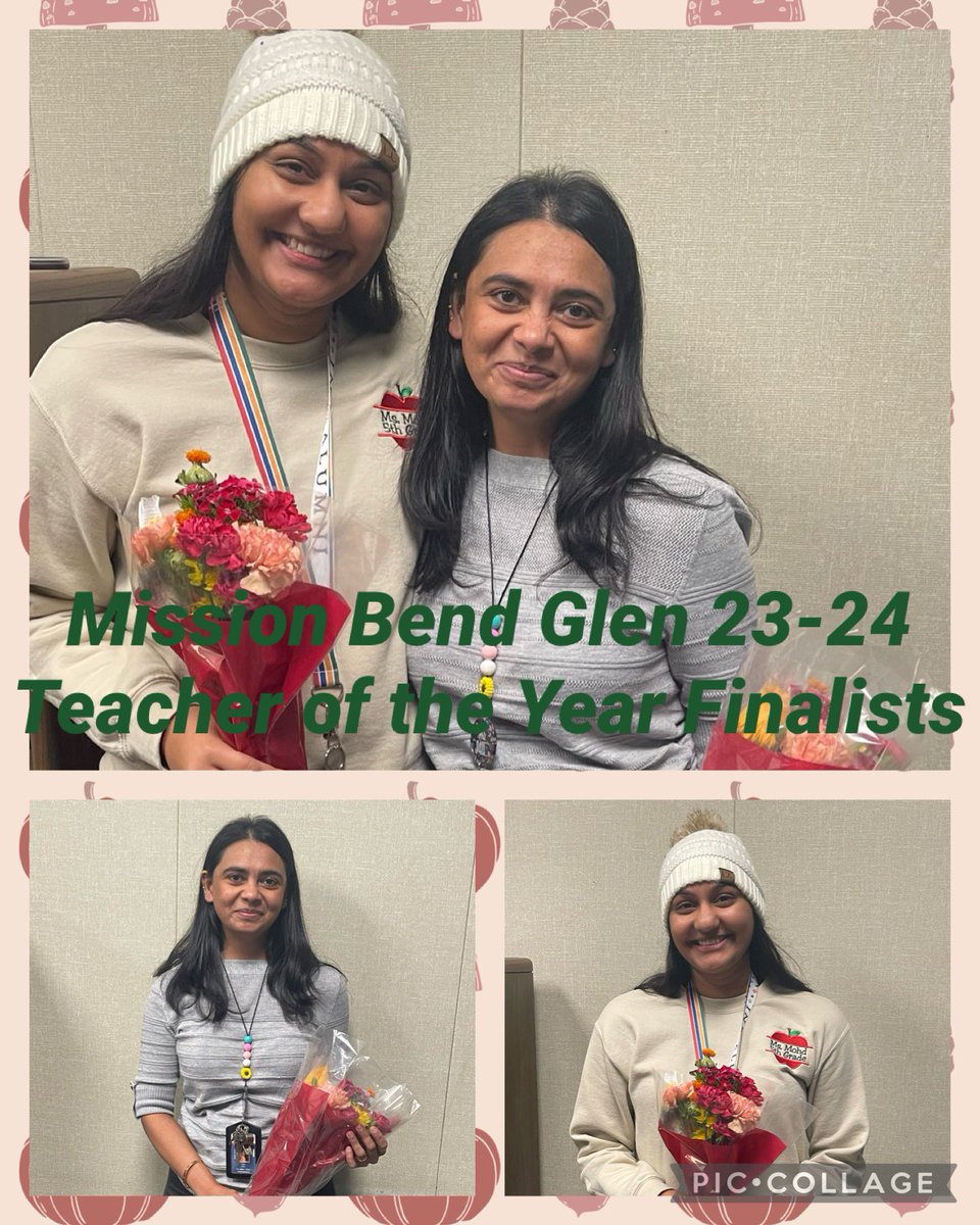 23-24 Teacher of the Year Finalists! Congratulations, Ms. Mohd &amp; Ms. Patel!