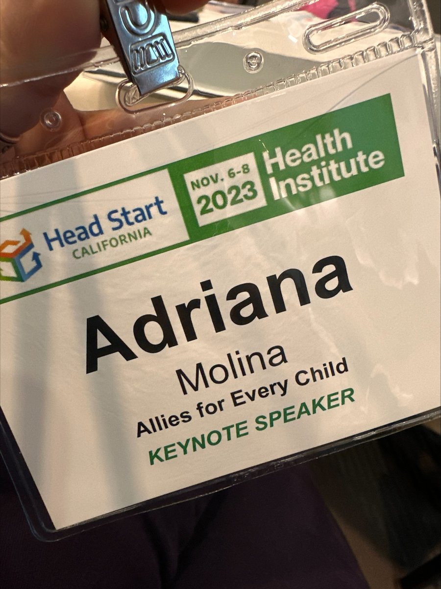 AlliesInLA's tweet photo. Allies' own Adriana Molina delivered the keynote address yesterday at the Health Institute hosted by @Headstartca. Molina shared her expertise in foster care and supporting children and adults through managing change -- a great way to honor #NationalAdoptionMonth. https://t.co/BjWOCcNuux