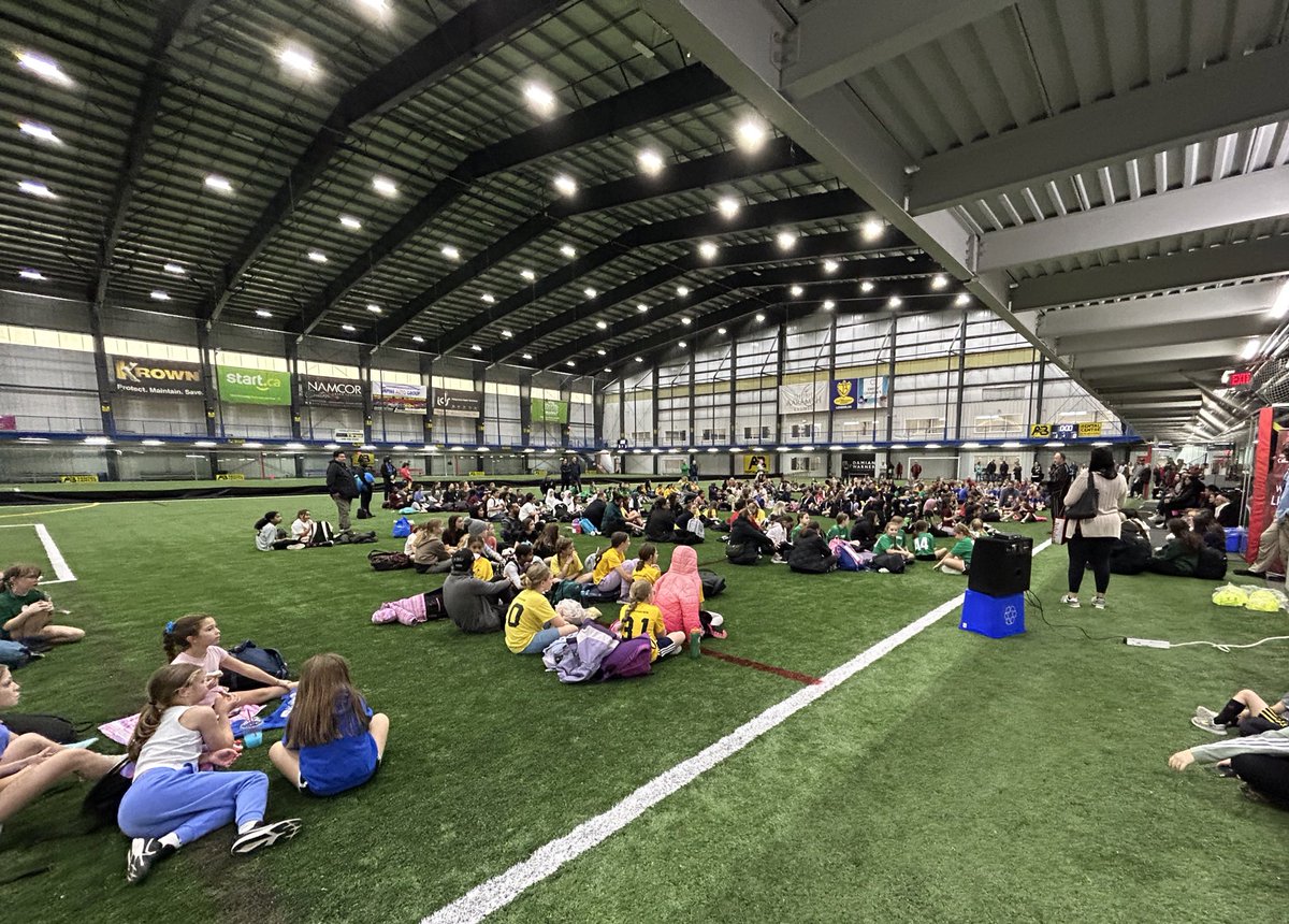 32 teams and over 250 Grades 4-6 students took part in our <a href="/LDCSB/">London District Catholic School Board</a> Junior Girls Recreational Soccer Festival today! Thank you to the <a href="/CCHCrusaders/">Catholic Central Crusaders</a> LEAP students for refereeing and to all educators and parent volunteers for providing your students with the opportunity to take part.