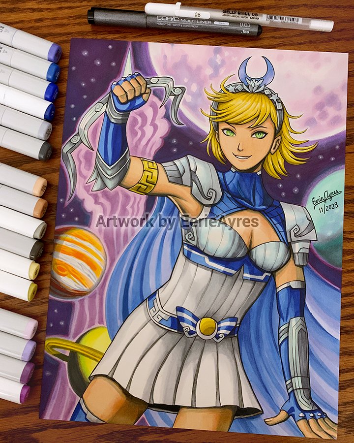 EerieAyres's tweet photo. There's a couple SMT V characters left that I'd like to get to, before wrapping up this Inktober.

So here's "Astral Saint" Artemis, from the SMT V DLC!

#SMTV © Atlus
Artwork © EerieAyres

#AtlusFaithful #真・女神転生V
#SMTober #AtlusArtober https://t.co/dS6F3EOZ2b