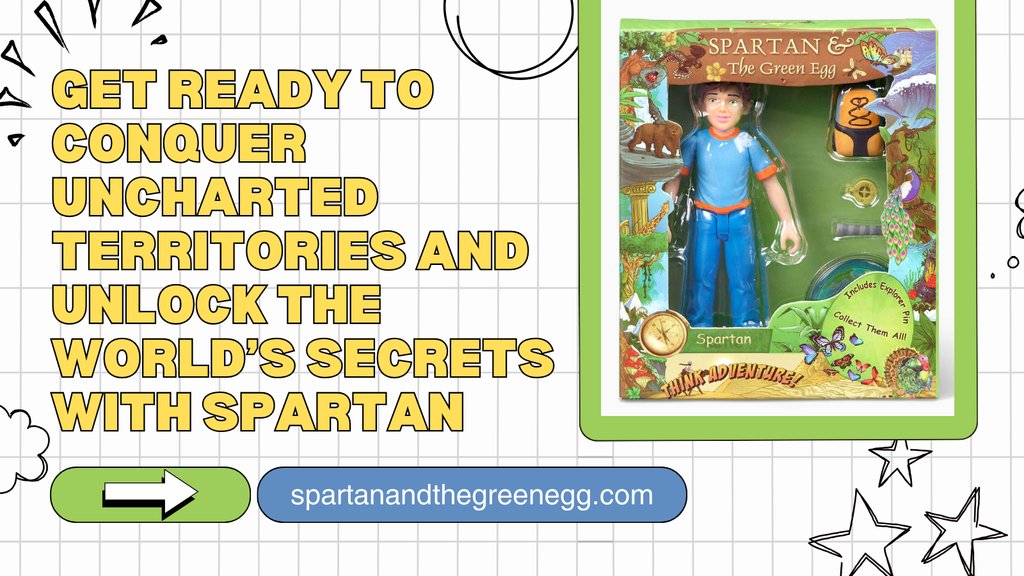Get ready to conquer uncharted territories and unlock the world’s secrets with Spartan, the intrepid explorer from Spartan & the Green Egg series.

#spartanandthegreenegg #SGEbookseries #SGEexplorerstickers #travel #fullcyclepublications #books #nabilakhashoggi #FCPbooks #explore