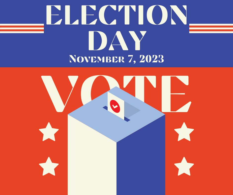 Make sure to vote today! 🇺🇲
Voting is a great way to be engaged in the community and put words to action☑️