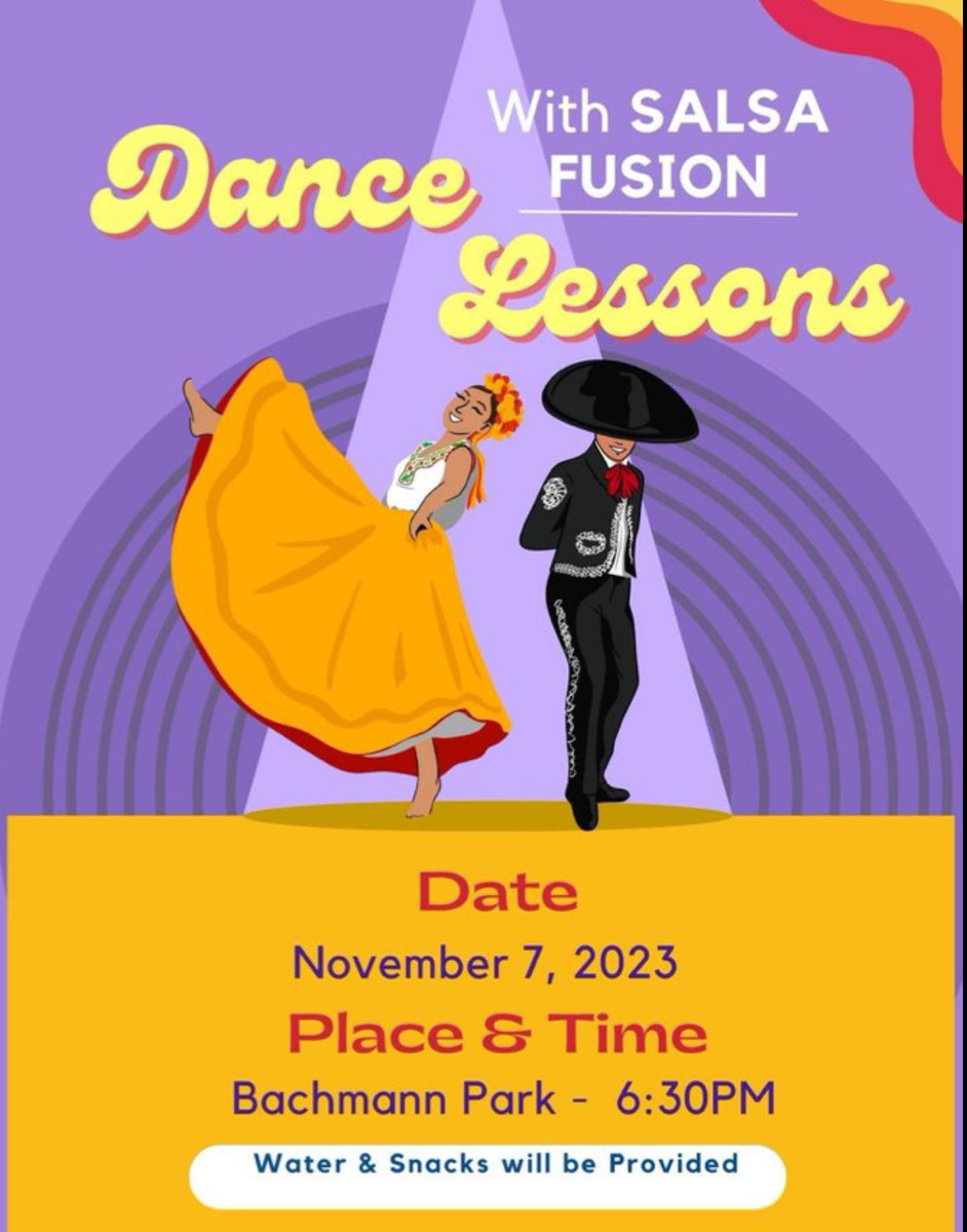 TAMU_MSA's tweet photo. tired of all that studying??? take a break at 6:30 PM and come out to dance lessons with Salsa Fusion TONIGHT‼️‼️‼️ https://t.co/d05ABlS93d