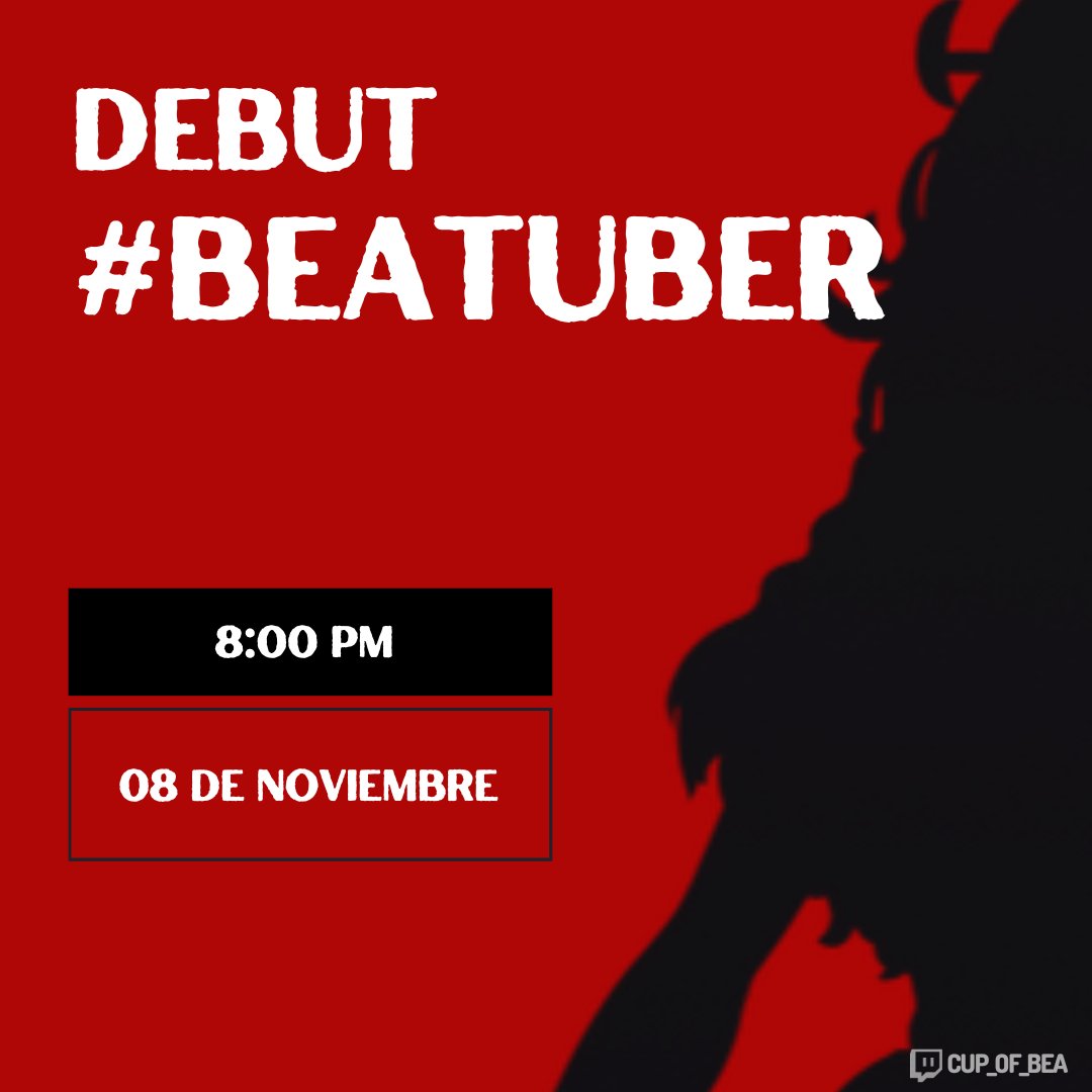 cup_of_bea's tweet photo. El día de mañana será el debut oficial #beatuber
¡Nos vemos! 🤠
#Vtuber #VTuberUprising https://t.co/BLVtdHNzLr