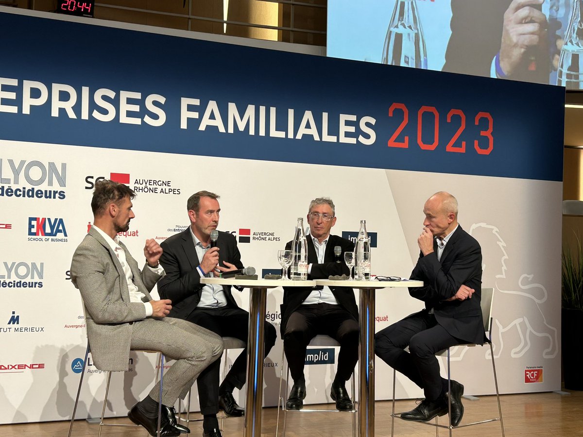 Suite des Trophées Entreprises Familiales <a href="/LyonDecideurs/">Lyon Décideurs</a> #tef2023 deux nouveaux primés !
Beaumont &amp; Finet et Paredes 
Et toujours des tables rondes inspirantes
<a href="/JpVacher/">Jean-Pierre Vacher</a> <a href="/EKLYA_SB/">EKLYA School of Business</a> <a href="/hybrialyon/">Hybria</a> <a href="/CCILYONMETRO/">CCI LYON METROPOLE</a>