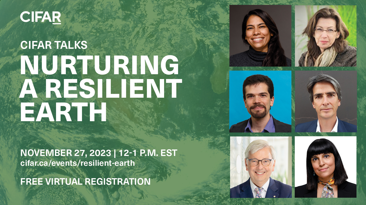 📌 Register today: Join us on Nov. 27 for a special #CIFARtalks on climate change 🌎, featuring leading researchers from across the globe who are enabling impact: cifar.ca/events/resilie… #ResilientEarth