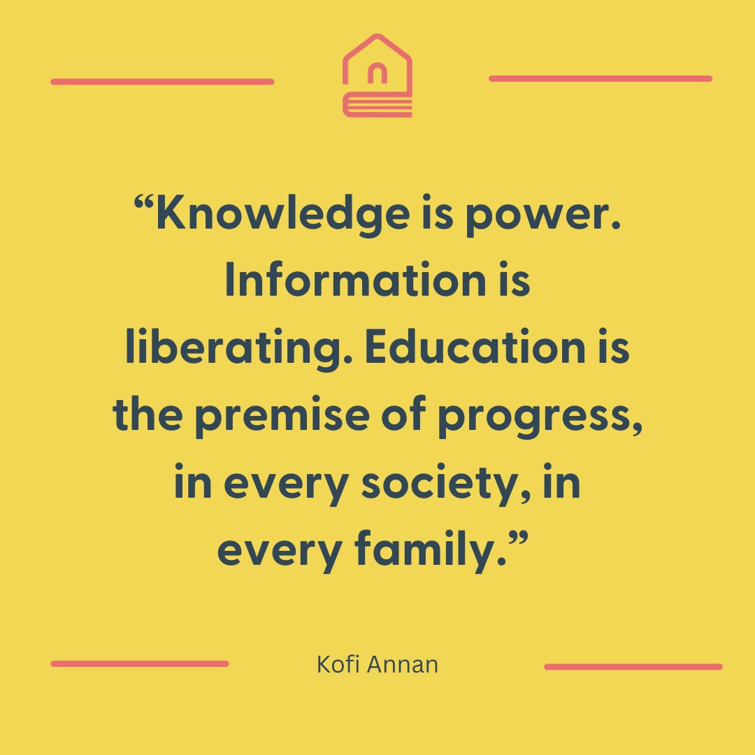 KidsforTomorrow's tweet photo. 💡🌍 Knowledge Unleashes Potential, Information Breaks Chains, and Education Paves the Way to Progress. 🏫✨ Let's empower minds and transform lives through the gift of learning. Together, we can build a brighter future for all. #EducationEmpowers #ProgressTogether #Knowledge https://t.co/Eb25lZCzZg