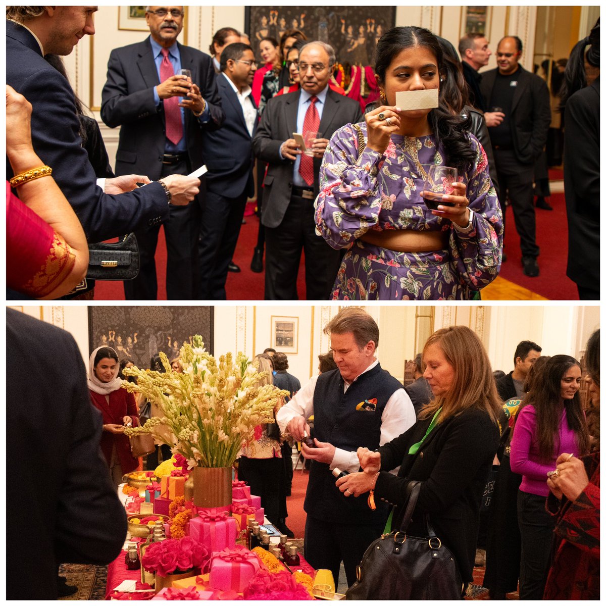 🇮🇳Local goes Global 🌏 from Madurai to Manhattan

Delighted to present <a href="/LilanurParfums/">LilanurParfums</a> , much talked about luxury perfume born in Madurai and crafted in Grasse. 

Thank Anita Lal and Paul Austin for bringing Indian fragrance to New York🗽
<a href="/MEAIndia/">Randhir Jaiswal</a> 
<a href="/IndianEmbassyUS/">India in USA</a>