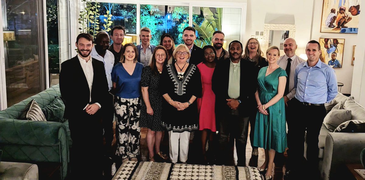 The most fantastic way to end a very successful second day in Lusaka, hosted by the the Irish Ambassador to Zambia! Thank you <a href="/IEAmbZambia/">Bronagh Carr, Ambassador of Ireland</a> <a href="/GECSIreland/">Global Emergency Care Skills</a>