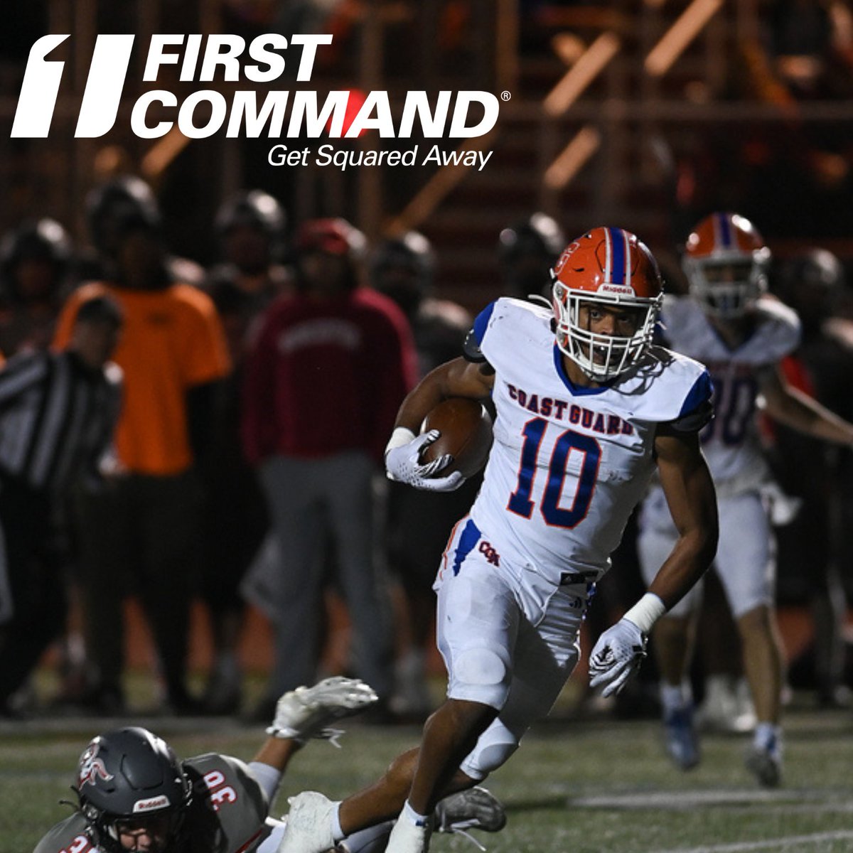For his performance in this past weekend at WPI, Broock Desta of Coast Guard Football has been named CoastGuardAthletics.com Athlete of the Week, presented by First Command. 

<a href="/USCGA_Football/">USCGA Football</a> 

Read the full story below↩️
coastguardathletics.com