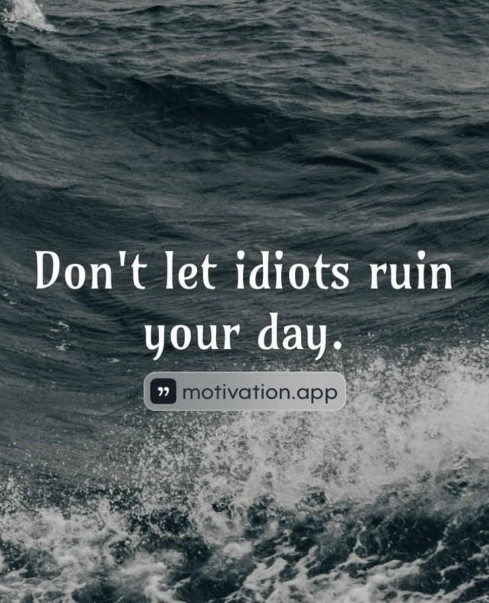 Stefild's tweet photo. No time for idiots. #noidiots https://t.co/eKN920P5in