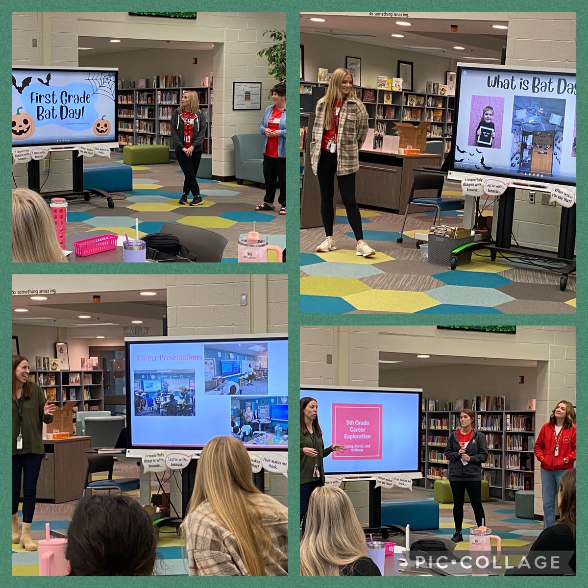 mlyons2350's tweet photo. 1st and 5th grade teams shared their students' experiences with Deep Learning and the six global competencies.  #RCSpride @HamlinHawks13 https://t.co/bUAoJkJhhQ