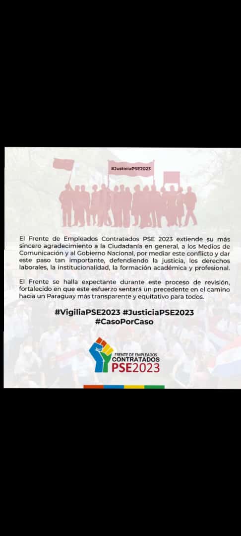 #VigiliaPSE2023 #JusticiaPSE2023 #CasoPorCaso