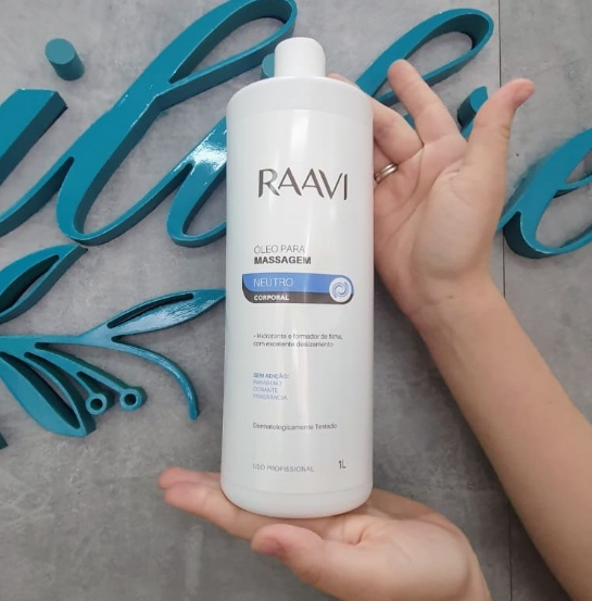Óleo de Massagem Neutro, Raavi, 1L