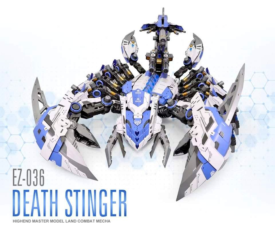 JosephH32149678's tweet photo. #Zoids #Harowers #modelkit #gunplatogether #mecha #hobby #hobbykit #plamo #zoidshmm
SUPER NOVA ZA 04 EZ036 DEATH STINGER blue/white recolor MODEL KIT 05/24 https://t.co/X3DH4C5m0z