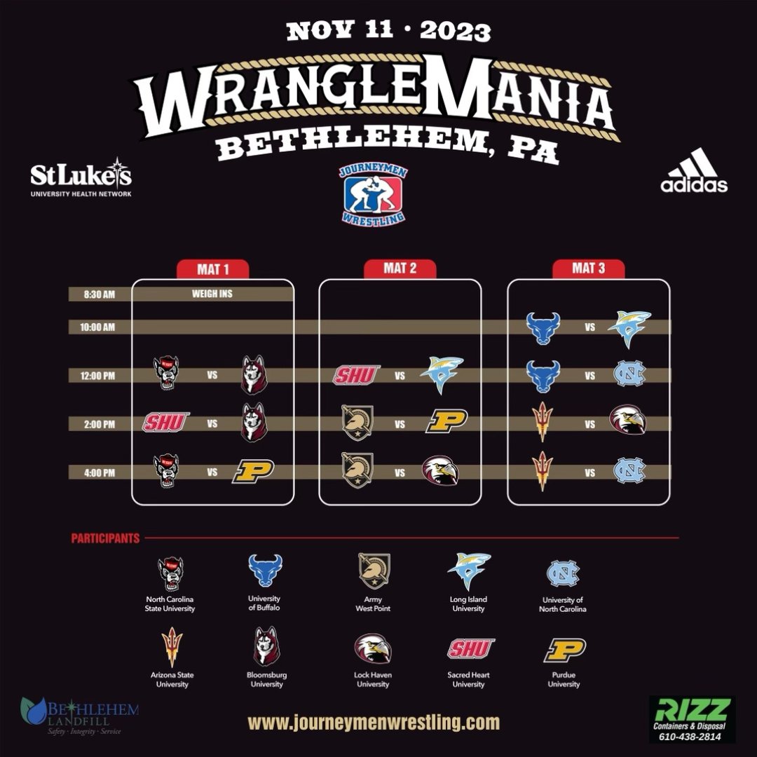SLUHNSportsMed's tweet photo. Get your tickets now! Click below to purchase tickets to Journeymen Wrestling’s WrangleMania on November 11.

Sponsored by St. Luke’s Sports Medicine. Proceeds will go to the Rising Stars Fund!

https://t.co/fMqiibafmu
#StLukesSportsMedicine #StLukesProud
@mystlukes https://t.co/5f5MmkQGrV