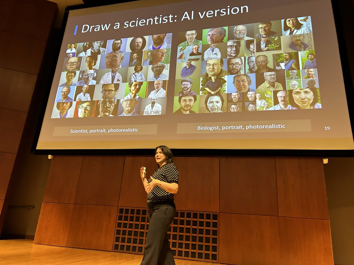 Many thanks to @lisampmunoz for the inspiring talk this morning. It was great to hear about what it means to be a scientist now, and use #activelearning like “draw a scientist” & @polleverywhere to engage the 300+ students. #cuinthelab