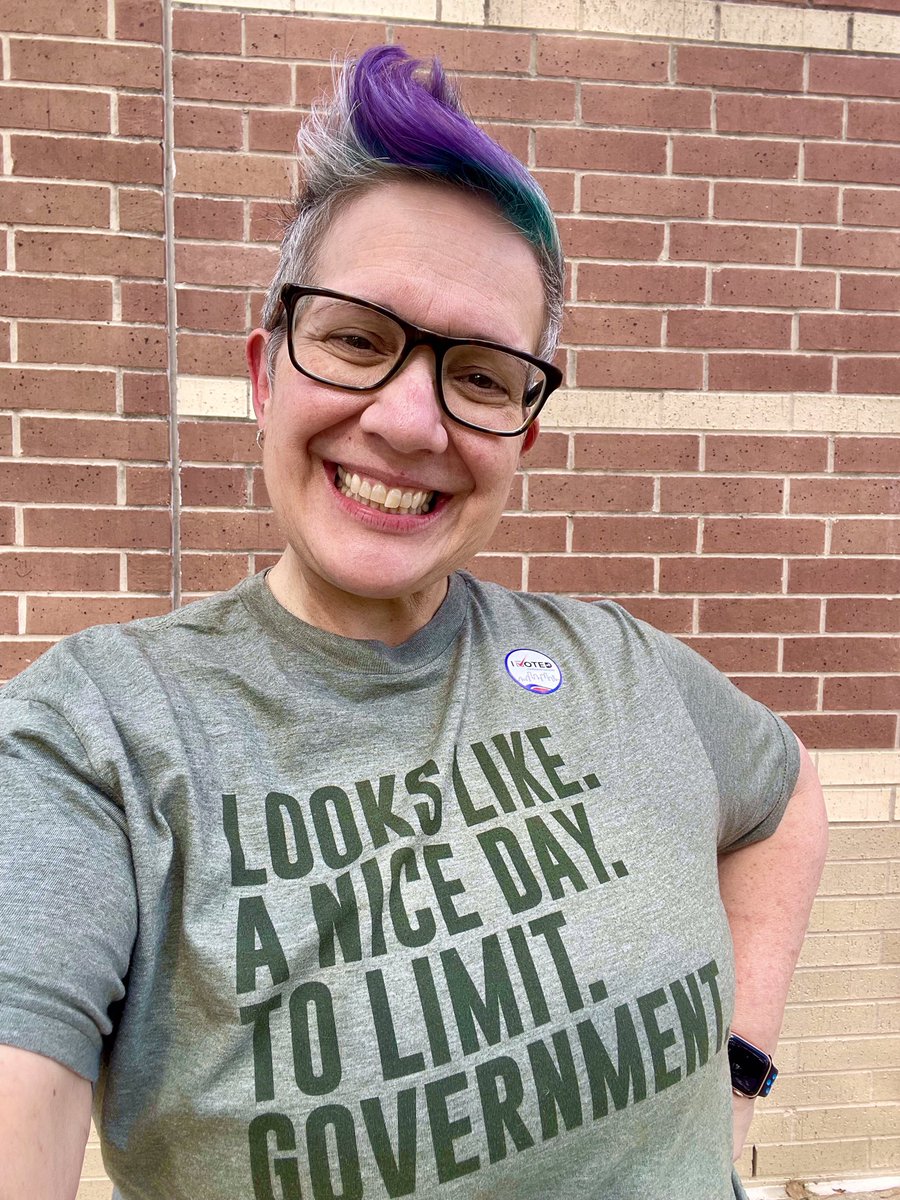 Don't leave it to someone else, you are someone else!  In and out in 10 minutes. Read up on all the state props because we’re all paying for them one way or another if they pass. #isaidwhatisaid #iVoted #TexasVotes #HarrisVotes #ElectionDay2023