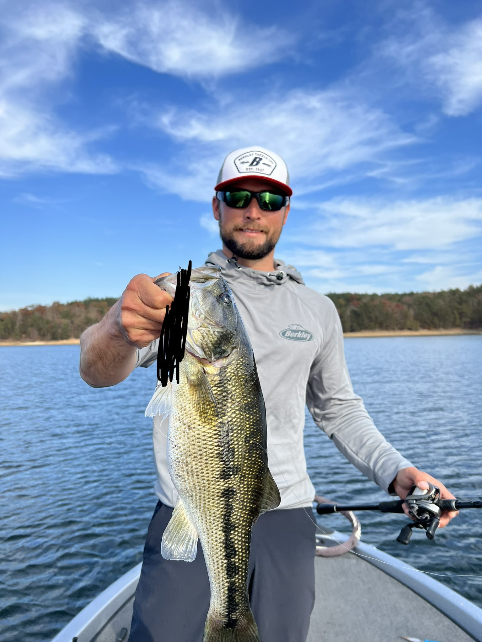 Justin Lucas on X: Out here fishing a brand new Berkley bait for some  spotted bass! Can't wait for y'all to see this one. Just a couple more  months! 😉 #berkley #fishing #