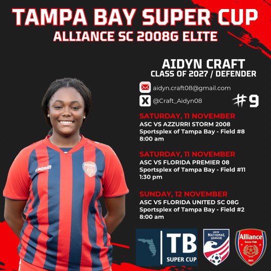 Craft_Aidyn08's tweet image. Very excited for this upcoming weekend with @AllianceSC_08G!!! @AllianceSC_ @ImCollegeSoccer @nxtgen_soccer @Coach_Cee_Jay @USYouthSoccer @SoccerMomInt @SoccerDownHere @NEGARecruits @PiedmontWSOC @GSW_WSoc @HowardWSoccer