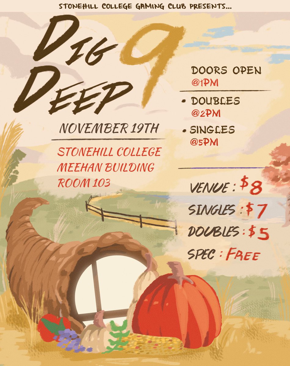 StonehillGaming's tweet photo. Fighters, no need to make you wait…it’s time to Dig Deep once again!!! We will be holding Dig Deep 9 Sunday, November 19th!! See the poster for more in-depth info and register at this link: https://t.co/VykddM41mA https://t.co/tAID0osfNR