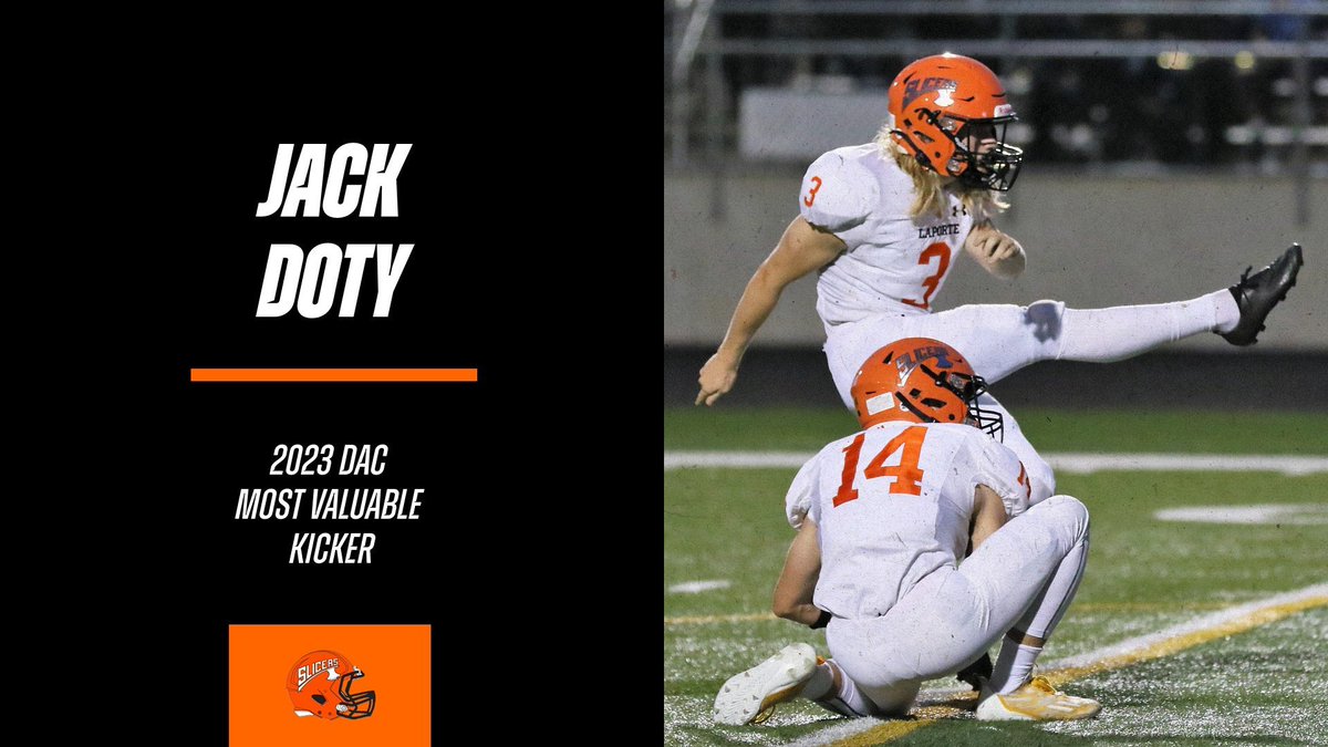 Kyle Freel, Keli Hay, and RJ Carnes were selected as All-DAC and Jack Doty was selected as MVP Kicker of the DAC.   Congratulations on these post-season honors!