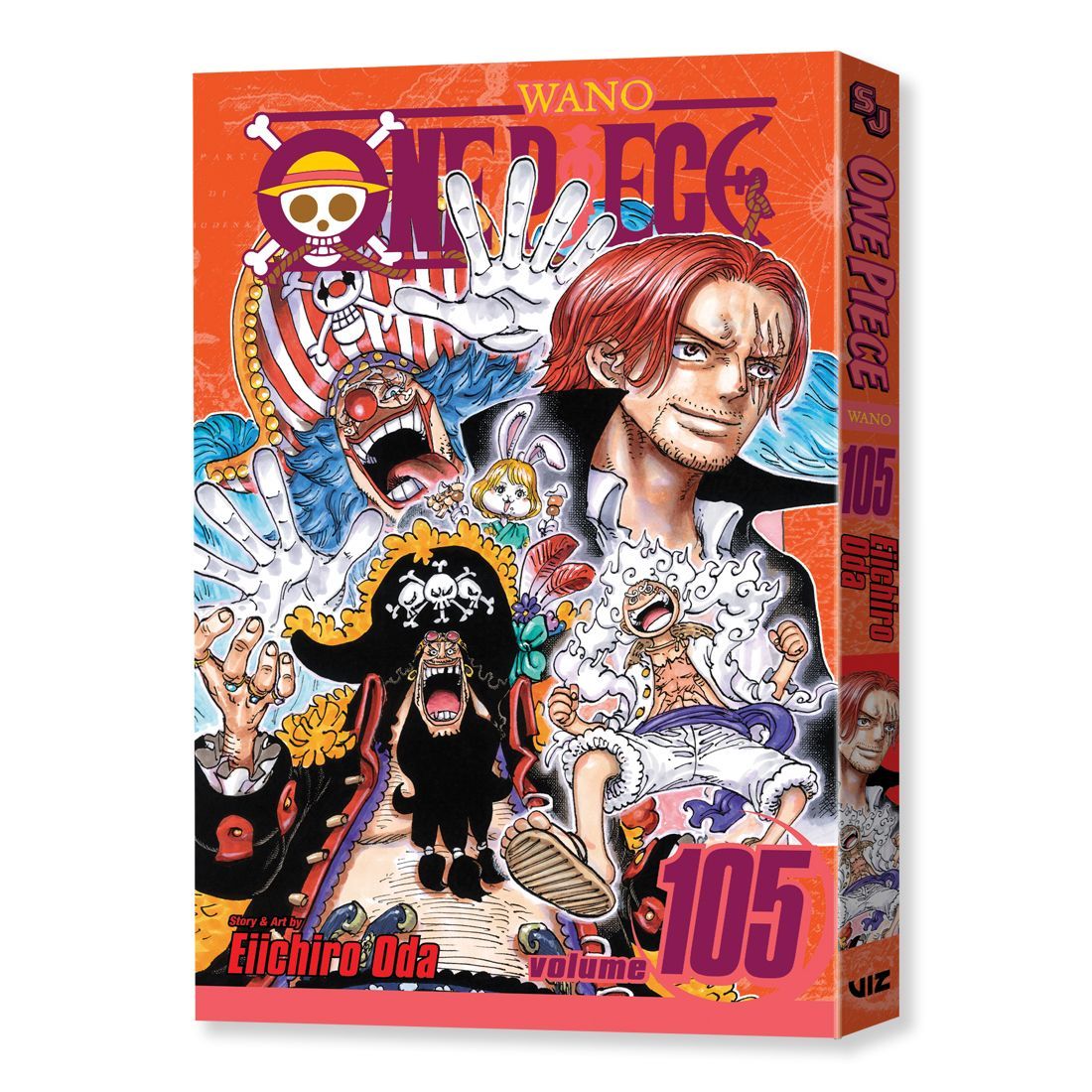 VIZ on X: Cover reveal! 🏴‍☠️ One Piece, Vol. 105 releases March 12, 2024.  Pre-order now:   / X