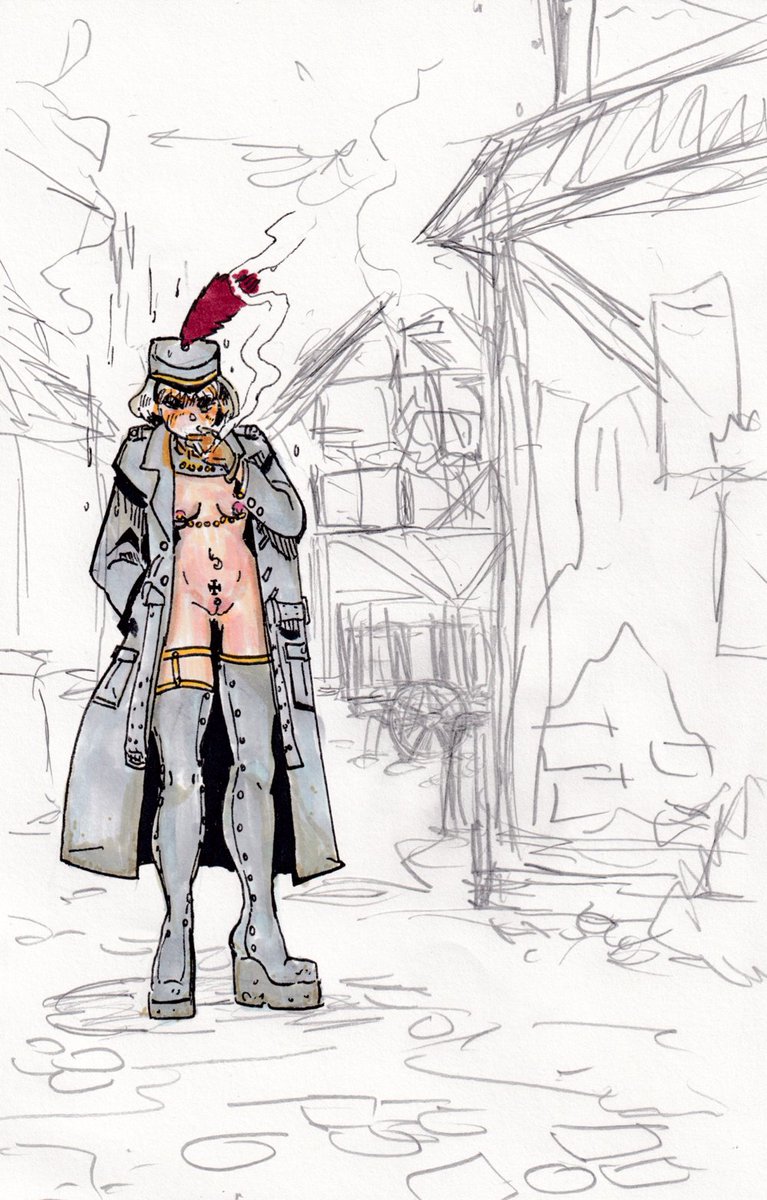 DocMoon12's tweet photo. Carabiniers 6 &amp; 7. Unfinished #7 - I'll draw it later. :) https://t.co/9pHe0jsk9V