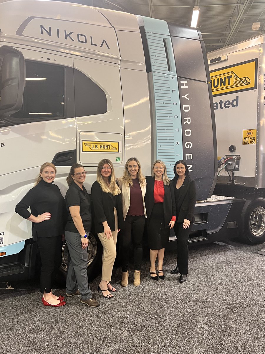 Before #WIT2023 comes to a close, make sure to stop by booth 313 to get in the cab of the Nikola hydrogen fuel cell electric truck and meet some of our team. We’ll see you there!

#FollowNone