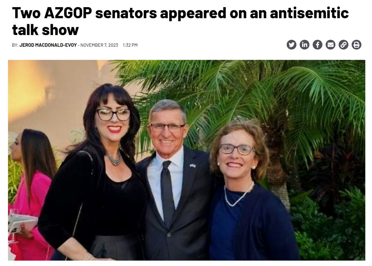 Republican state Sens. Wendy Rogers and Justine Wadsack appeared on a talk show this week whose hosts have trafficked in antisemitic content, via @JerodMacEvoy azmirror.com/blog/two-azgop…
